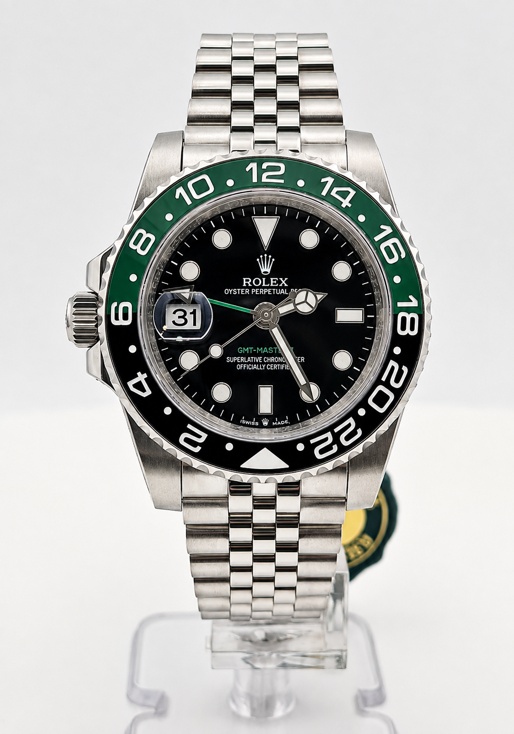Black Dial / Green & Black Bezel / Jubilee Bracelet