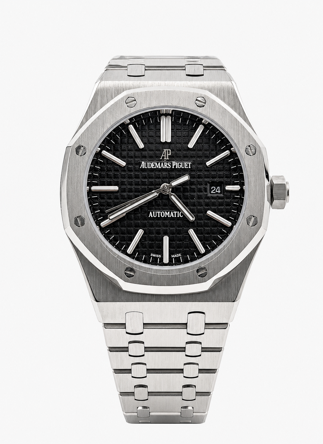 Black Tapisserie Dial / Full Steel