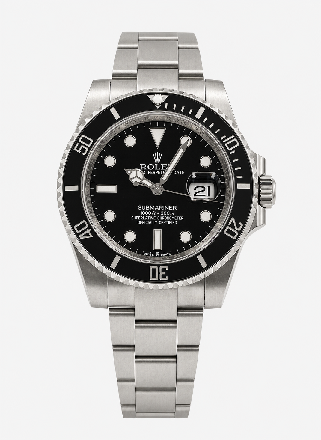 Black Dial / Black Bezel / Oyster Bracelet