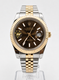 Rose Gold / Chocolate Dial / President Bracelet