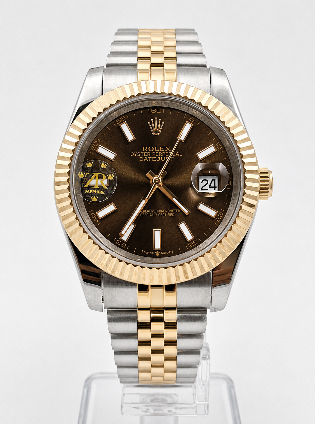 Rose Gold / Chocolate Dial / President Bracelet